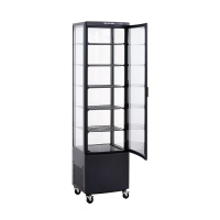 Вітрина холодильна Hurakan HKN-UPD278B Black