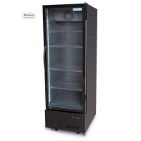 GoodFood Шафа холодильна для напоїв BC480NBB2LED у чорне-чорному кольорі (466 л)