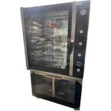 Пароконвектомат 10 рівнів + растойка 10 рівнів Industrial 104 PXH Combo
